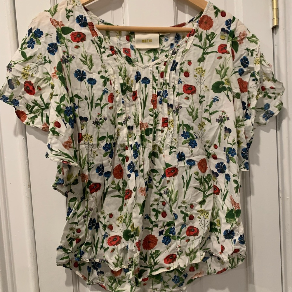 Floral Anthropologie Shirt
